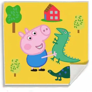 Prosopel magic Peppa George 30x30 cm SunCity imagine