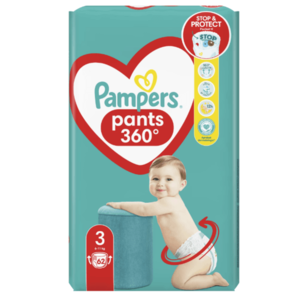 Scutece chilotel Pampers Pants Jumbo Pack marimea 3, 6-11 kg 62 buc imagine