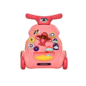 Antemergator multifunctional cu centru de activitati Space Pink imagine