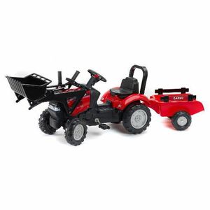 Tractor cu remorca si cupa Case IH imagine