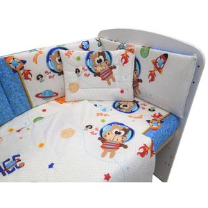 Set lenjerie patut cu 5 piese 120x60 cm Space imagine