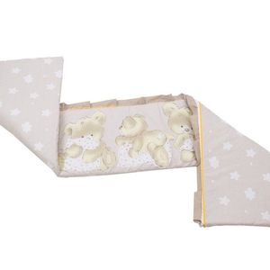 Aparatoare laterala Babyneeds pentru patut 120x60 cm Teddy Hug Maro M1 imagine