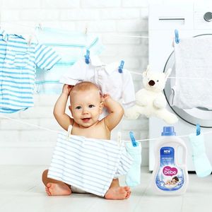 Detergent lichid de rufe Cotton Soft Almond 1.1L Teo Bebe imagine