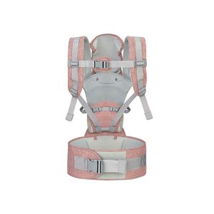 Marsupiu multifunctional KikkaBoo 3 in 1 Chloe Pink imagine