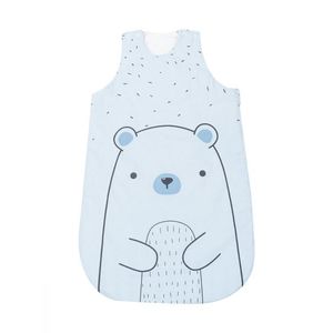 Sac de dormit KikkaBoo 0-6 luni Bear with me Blue imagine