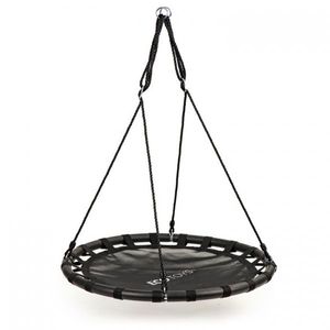 Leagan pentru copii Ecotoys rotund tip cuib de barza suspendat 100 cm MIR6300 negru imagine