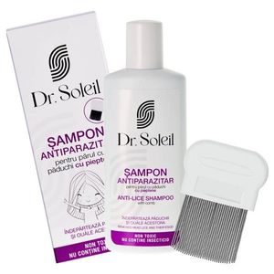 Sampon antiparazitar Dr. Soleil 2 ani+ 200 ml cu pieptene inclus imagine