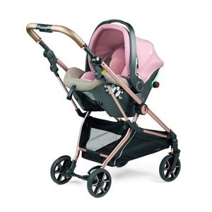 Carucior 3 in 1 Peg Perego Vivace SLK 0 - 22 kg Mon Amour bej roz i-Size imagine