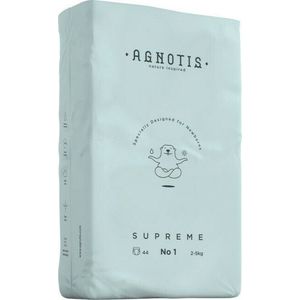 Scutece hipoalergenice Supreme Agnotis marimea nr.1 2-5 kg 44 bucati imagine