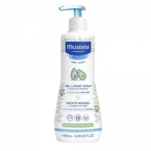 Gel de curatare delicat par si corp Mustela 500 ml imagine