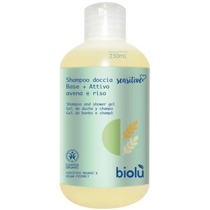 Gel de dus - sampon Sensitive bio 250ml Biolu imagine