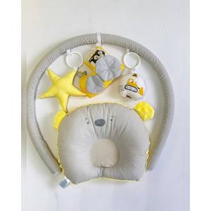 Babynest Plush MyKids 0119 Cars Yellow imagine