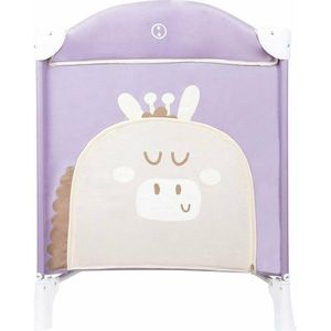 Patut pliant cu un nivel FreeON Ballon 120x60 cm Giraffe Purple imagine