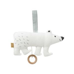 Jucarie muzicala din bumbac organic Polar Bear imagine