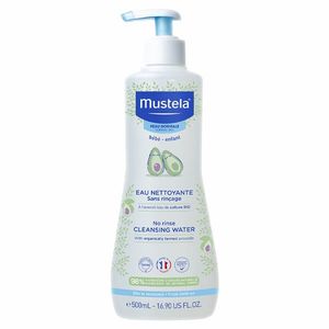 Apa de curatare Mustela fara clatire pentru piele normala 500 ml imagine