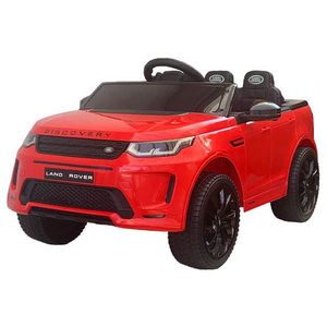 Masinuta electrica cu scaun de piele Land Rover Discovery BBH-023 rosu imagine