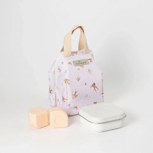 Set geanta termoizolanta Mealtote cu cutie Miniware Grow bento Ready Go Bent 4 piese Golden Swallow imagine