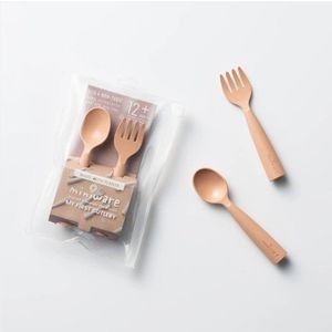 Set de tacamuri bebelusi Miniware My First Cutlery Toffee imagine