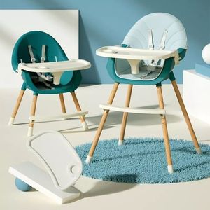 Scaun de masa 2 in 1 Little Mom Nordic Green imagine