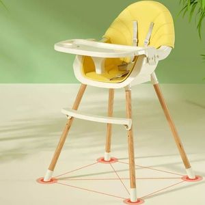 Scaun de masa 2 in 1 Little Mom Nordic Yellow imagine