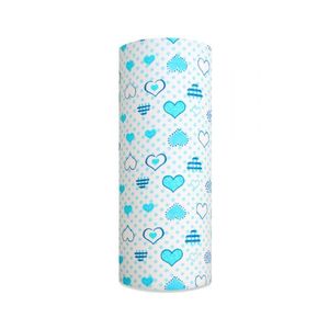 Scutec Lux din muselina 70x80 cm Tetra model Blue Hearts imagine