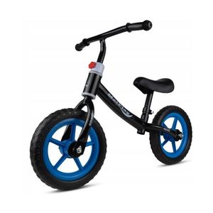 Bicicleta de echilibru fara pedale MalPlay cu saua si ghidonul reglabile in inaltime, roti din spuma EVA de12 inch, 2.2kg Blue imagine