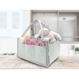 Geanta organizator scutece si accesorii copiibebelusi BabyJem Verde imagine