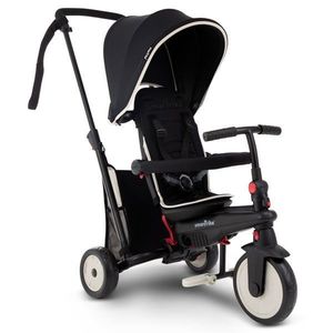 Tricicleta Smart Trike 6in1 pliabila STR3 Negru cu garnitura bej imagine