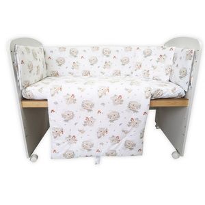 Set lenjerie patut cu 5 piese 120x60 cm Koala imagine