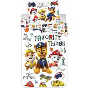 Set lenjerie pat copii Paw Patrol Favorite Things 100x135 + 40x60 SunCity imagine