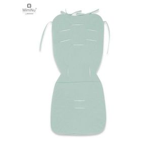 Salteluta pentru carucior reversibila MimiNu cu doua fete 78 x 34 cm Dino MintCold mint imagine