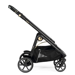 Carucior 3 in 1 Peg Perego Veloce SLK 0 - 22 kg Graphic Gold negru bej i-Size imagine