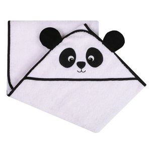 Prosop de baie cu gluga cu urechi din bumbac 80x80 cm White Panda imagine