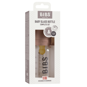 Set complet biberon din sticla anticolici Bibs 110 ml Woodchuck imagine