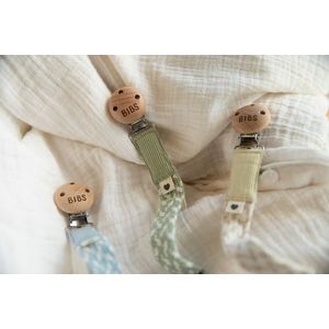 Lantisor clip pentru suzeta Bibs Sand-Ivory imagine