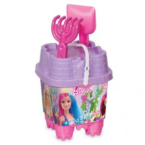 Set de joaca pentru nisip cu galetusa mare si accesorii Big Castle Barbie imagine