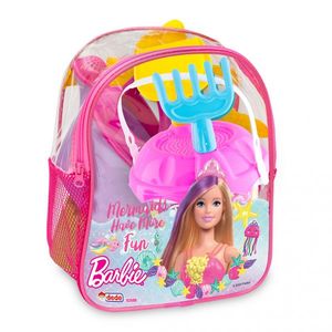 Set 8 jucarii de nisip in rucsac Barbie imagine