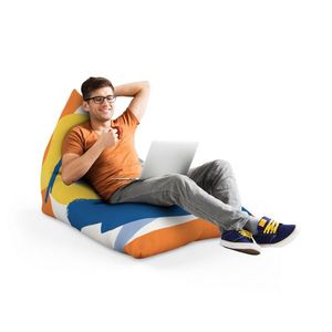 Fotoliu Puf Bean Bag tip Lounge Abstract retro imagine