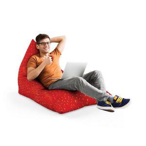 Fotoliu Puf Bean Bag tip Lounge Capsuna imagine