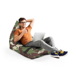 Fotoliu Puf Bean Bag tip Lounge Camuflaj armata imagine