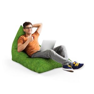 Fotoliu Puf Bean Bag tip Lounge Iarba verde imagine