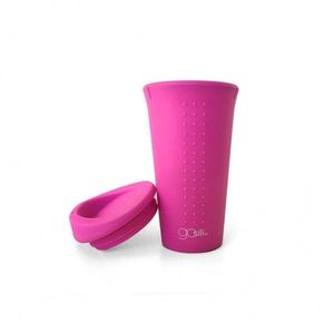 Capac Silikids din silicon pentru cafeaceai Hot Pink imagine