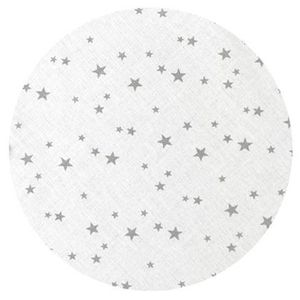 Set pentru bebelusi 6+1 piese MimiNu 120x60 cm Mini Gray Stars imagine