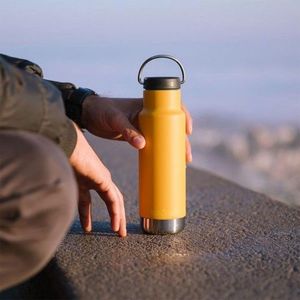 Termos din otel inoxidabil Klean Kanteen cu capac ermetic Classic Narrow Marigold 355 ml imagine