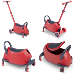 Trotineta 5 in 1 Yvolution Y Glider Luna red imagine