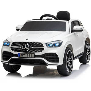 Masinuta electrica cu roti din cauciuc Mercedes GLE 450 AMG White imagine