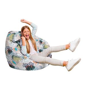 Fotoliu Puf Bean Bag tip Para L frunze multicolore imagine