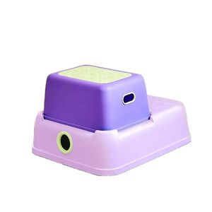 Inaltator cu doua trepte Little Mom Math Step Stool Purple imagine