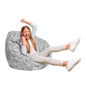 Fotoliu Puf Bean Bag tip Para L pietre albe imagine