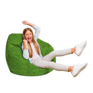 Fotoliu Puf Bean Bag tip Para L iarba verde imagine